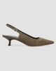Vince Women's Sabra II 45MM Calf-Hair Slingback Kitten Heels - 5