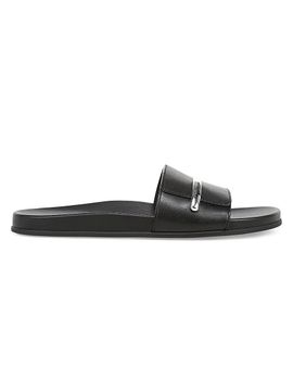 Vince Women's Sadie Leather Slide Sandals