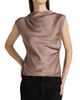 Vince Women's Satin Cowlneck Top - 3