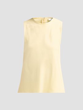 Vince Women's Sleeveless Bias Crewneck Top