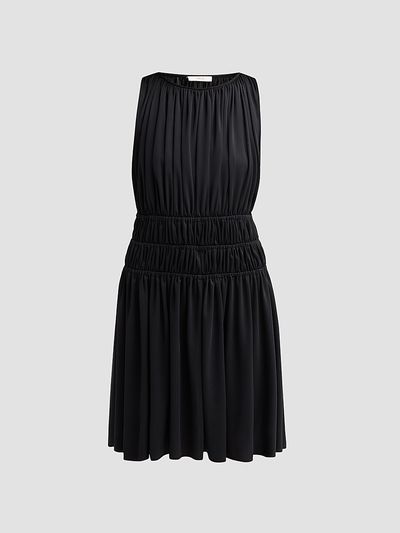Vince Women's Sleeveless Smock Tiered Dress