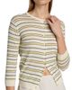 Vince Women's Striped Cotton-Cashmere Cardigan - 6