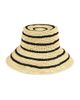 Vince Women's Striped Straw Bucket Hat - 2