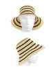 Vince Women's Striped Straw Bucket Hat - 3