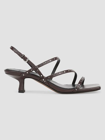 Vince Women's Tania 45MM Studded Leather Slingback Sandals