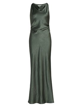 Vince Women's Twist Shoulder Cowlneck Maxi Dress