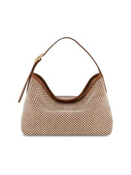 Vince Women's Vivian Woven Leather Hobo Bag