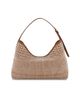 Vince Women's Vivian Woven Leather Hobo Bag - 4