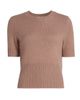 Vince Women's Wool-Cashmere Short-Sleeve Sweater - 1