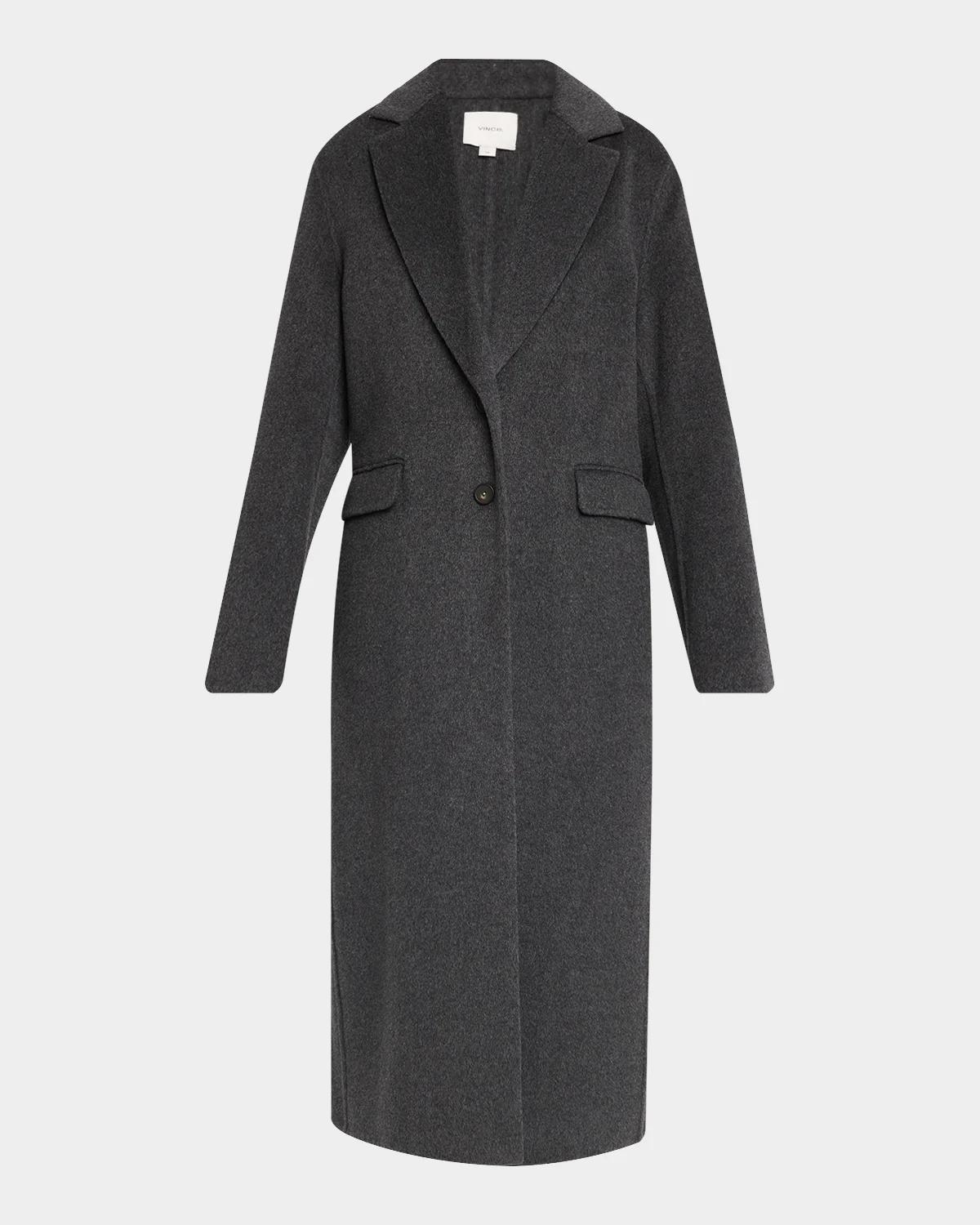 Vince Wool-Cashmere Longline Coat