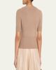 Vince Wool & Cashmere Short-Sleeve Sweater - 3