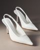Vincenza Pointed Toe Slingback Pumps - 1