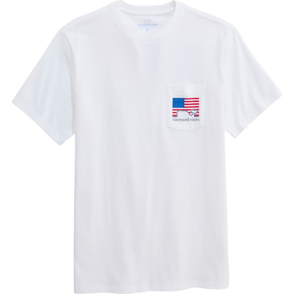 vineyard vines vineyard vines 1776–2026 Flag Graphic Pocket T-Shirt