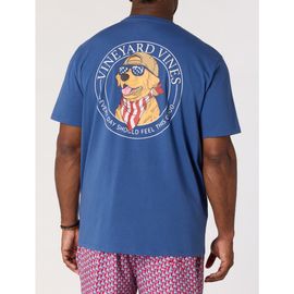 vineyard vines vineyard vines Big & Tall Americana Dog Pocket T-Shirt