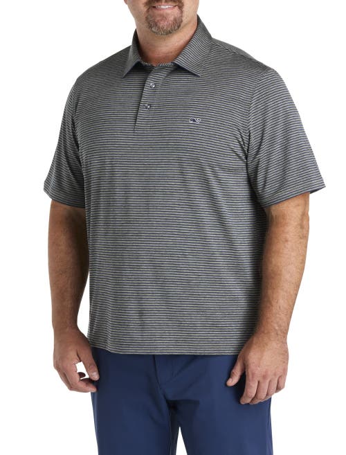 vineyard vines vineyard vines Big & Tall Striped Sankaty Performance Polo Shirt
