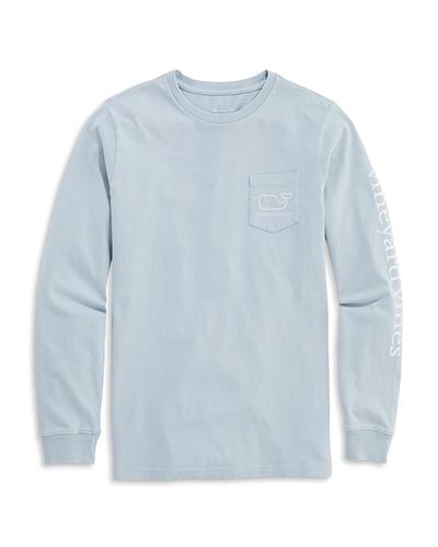 Vineyard Vines Vineyard Vines Boys' Drift Dyed Whale Long Sleeved Tee