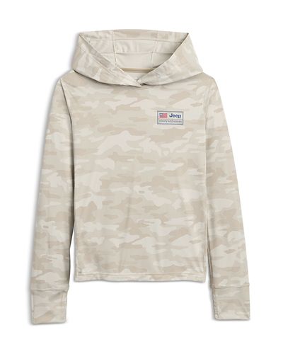 Vineyard Vines Vineyard Vines Boys' Jeep Sun Tech Hoodie Tee