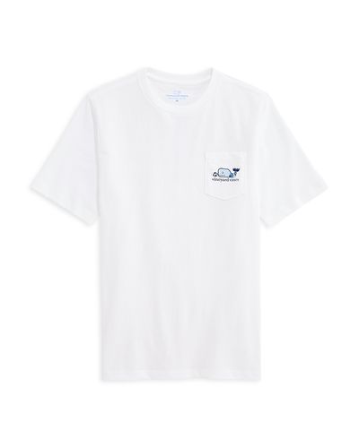 Vineyard Vines Vineyard Vines Boys' Soccer Field Whale Short Sleeved Tee