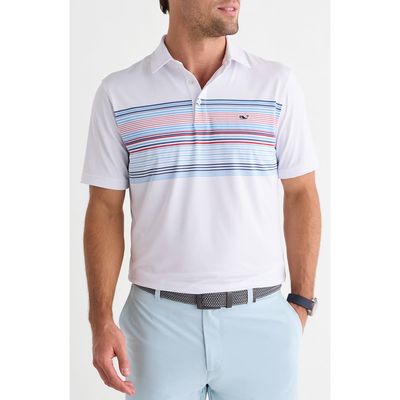 vineyard vines vineyard vines Conch Stripe Sankaty Performance Polo