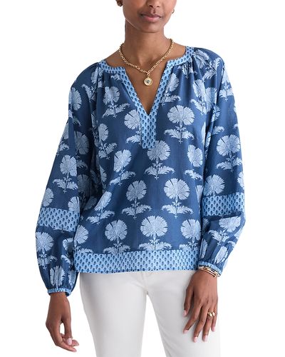 Vineyard Vines Vineyard Vines Emilia Split Neck Top
