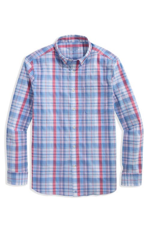 vineyard vines vineyard vines Firecracker Plaid Performance Cotton Shirt