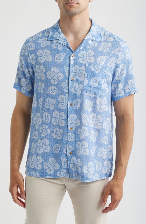 vineyard vines vineyard vines Hawaiian Floral Linen Blend Camp Shirt