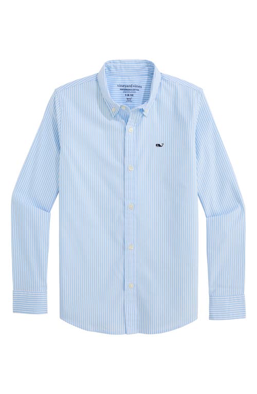 vineyard vines vineyard vines Kids' Admiral Stripe Performance Button-Down Shirt