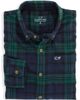 vineyard vines vineyard vines Kids' Blackwatch Plaid Cotton Flannel Button Shirt - 1