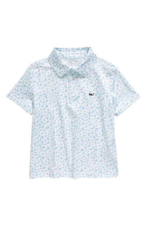 vineyard vines vineyard vines Kids' Fish Print Sankaty Performance Polo