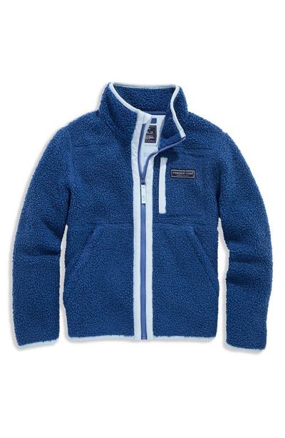 vineyard vines vineyard vines Kids' High Pile Full Zip Fleece Jacket