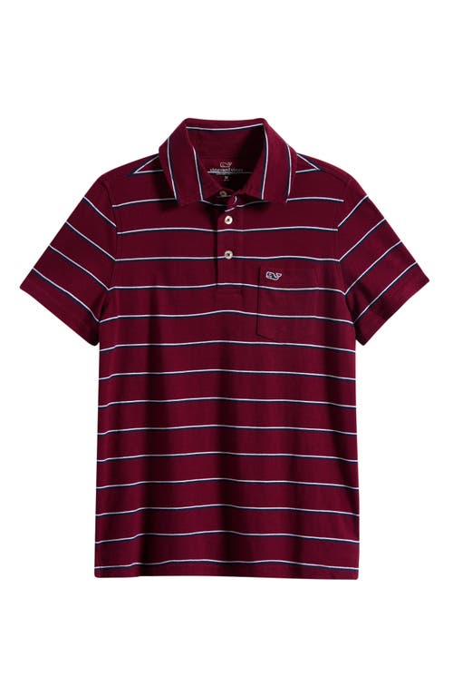 vineyard vines vineyard vines Kids' Island Stripe Cotton Polo (Nordstrom Exclusive)