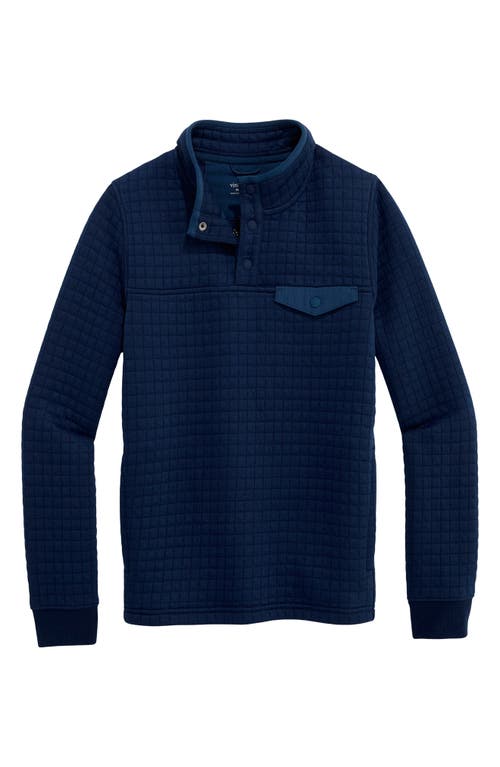vineyard vines vineyard vines Kids' Navigator Quilted Quarter-Snap Pullover