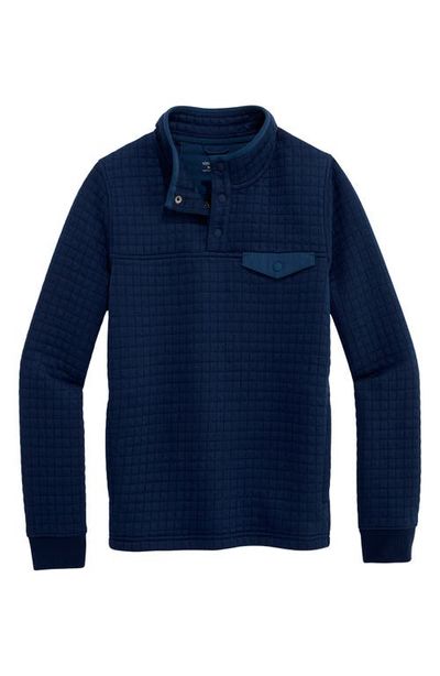 vineyard vines vineyard vines Kids' Navigator Quilted Quarter-Snap Pullover