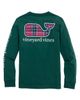 vineyard vines vineyard vines Kids' Plaid Holiday Whale Long Sleeve T-Shirt - 2