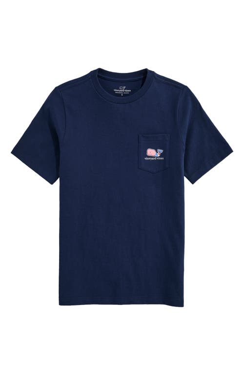 vineyard vines vineyard vines Kids' USA Soccer Whale Pocket Graphic T-Shirt