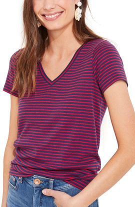 vineyard vines vineyard vines Simple Stripe V-Neck T-Shirt