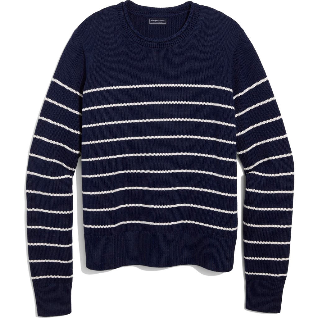 vineyard vines vineyard vines Stripe Cotton Roll Neck Sweater