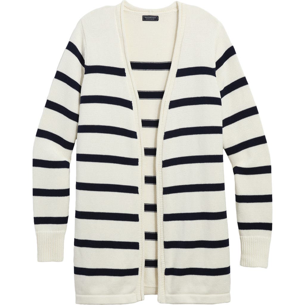 vineyard vines vineyard vines Stripe Open Front Cotton Cardigan