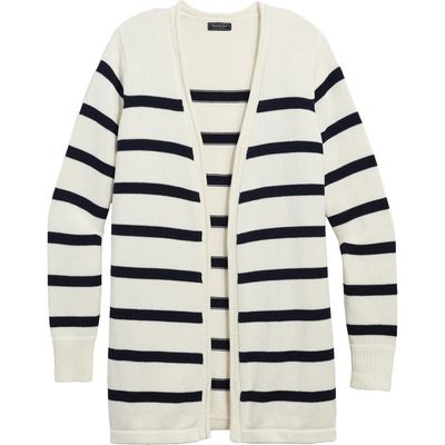 vineyard vines vineyard vines Stripe Open Front Cotton Cardigan