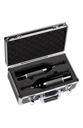 VinGardeValise VinGardeValise VinBottle 2-Bottle Case - Black