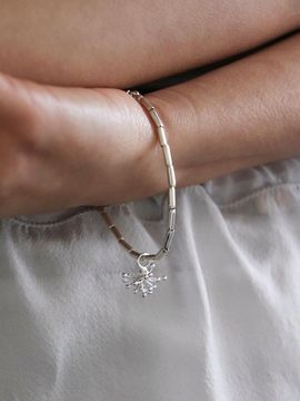 VINOOM Dandelion Wax Cord Adjustable Bracelet