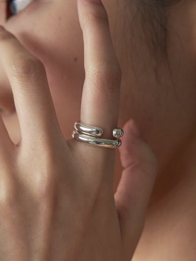 VINOOM Layered Stem Ring