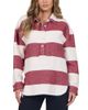 Vintage Havana Vintage Havana Buffalo Stripe Collared Cotton Top - 1