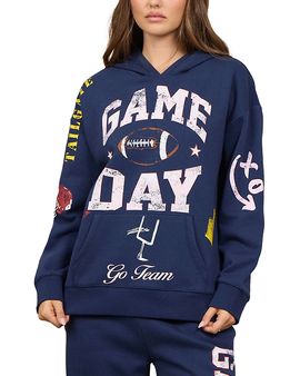 Vintage Havana Vintage Havana Game Day Printed Fleece Hoodie
