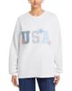 Vintage Havana Vintage Havana Heavy Surfwash Crewneck Applique Sweatshirt - 1