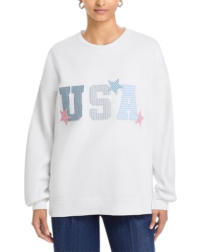 Vintage Havana Vintage Havana Heavy Surfwash Crewneck Applique Sweatshirt