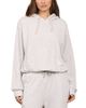 Vintage Havana Vintage Havana Vintage Grey Butter Fleece Bubble Hem Hoodie - 1