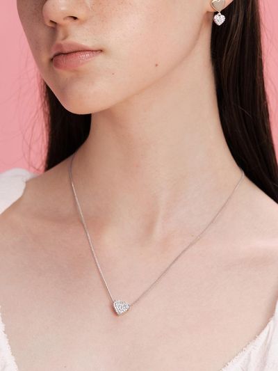 VINTAGE HOLLYWOOD 2 way Essential Heart Necklace_VH2412NE005M