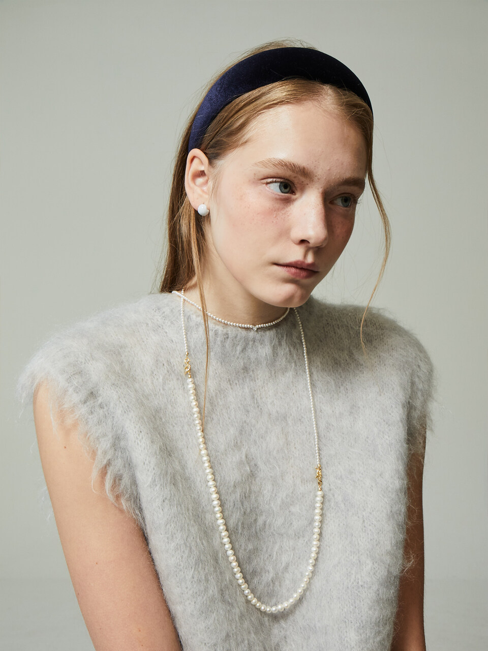 VINTAGE HOLLYWOOD 5-way Knotted Pearl Necklace