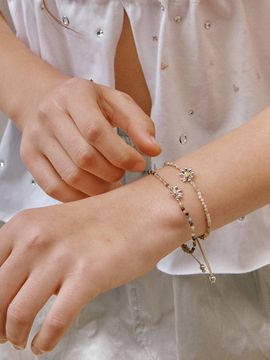 VINTAGE HOLLYWOOD Daisy Gemstone Bracelet_VH2435BR005M
